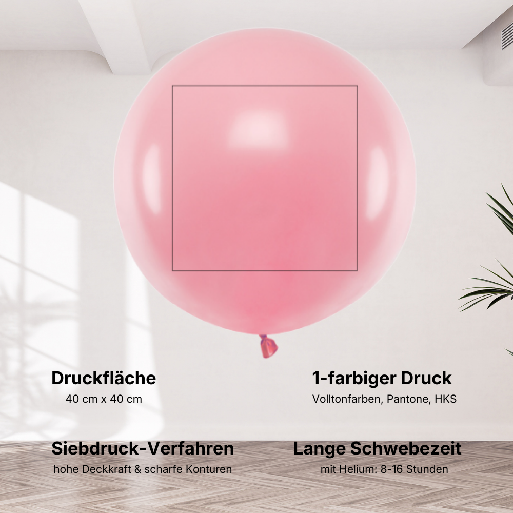 Print Latex Giant Balloons - Ø60cm (1-color print)