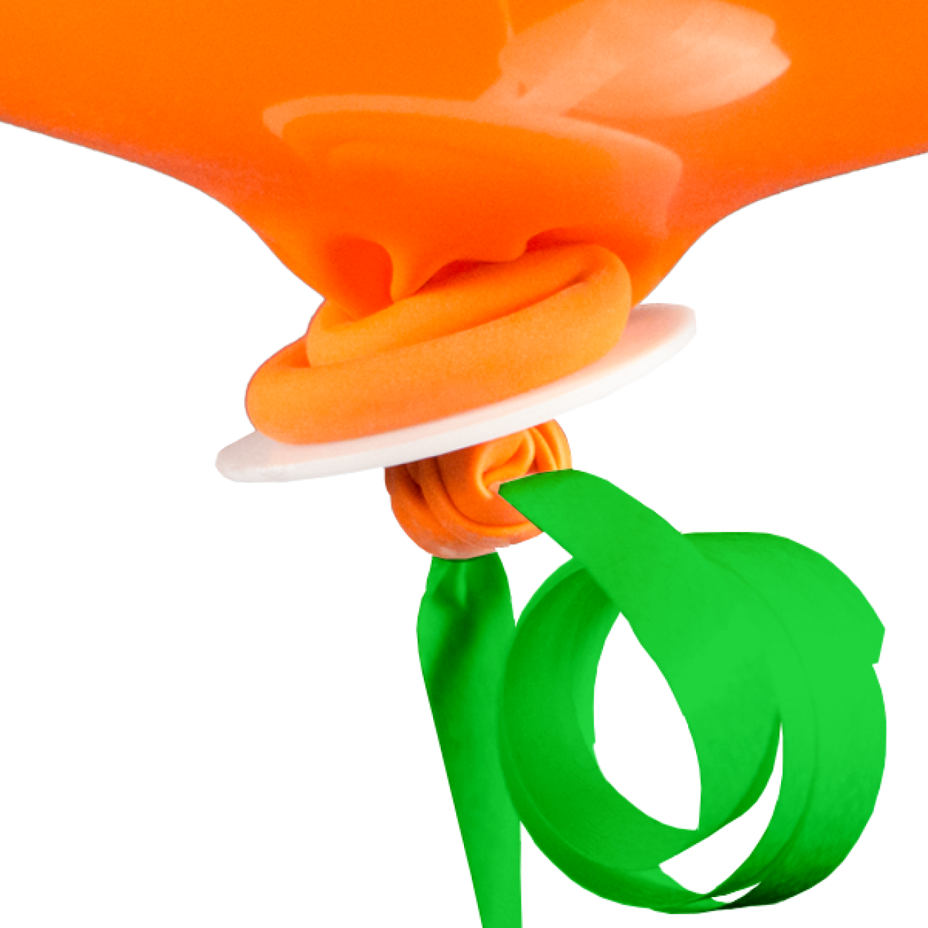 100 Balloon Clips for Helium - Green