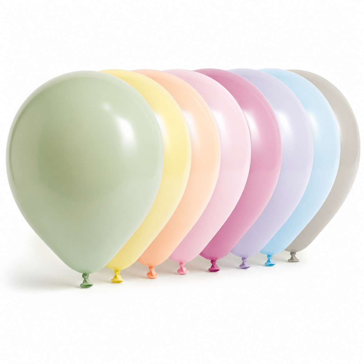 Soft / Macaron Luftballons 30 cm unbedruckt – Farben frei wählbar