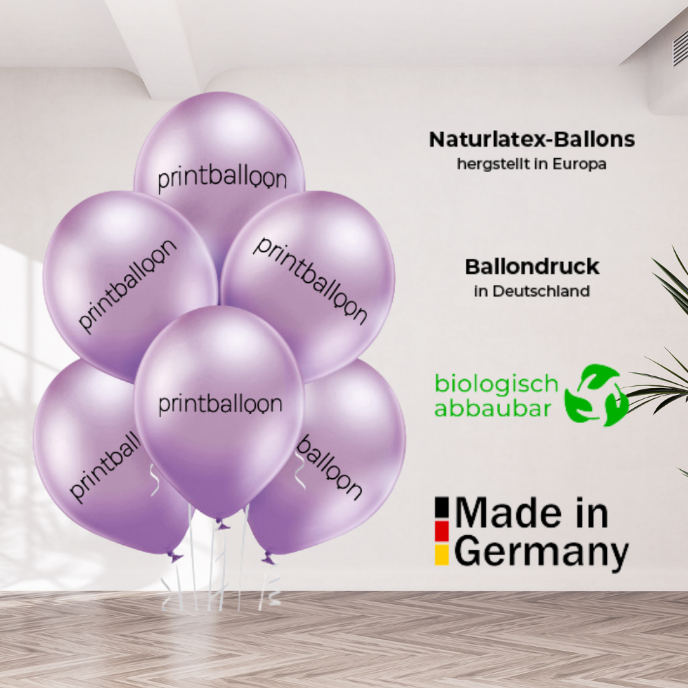 Print Glossy Latex Balloons (1-color print)