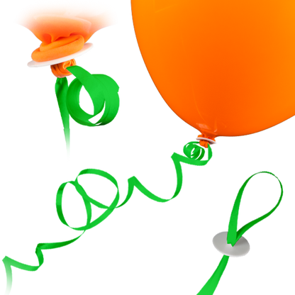 100 Balloon Clips for Helium - Green