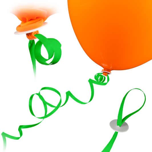 100 Balloon Clips for Helium - Green