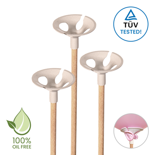 100 Balloon Sticks - Wood