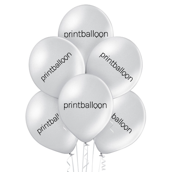 Latexballons Metallicfarben bedrucken (1-farbiger Druck)