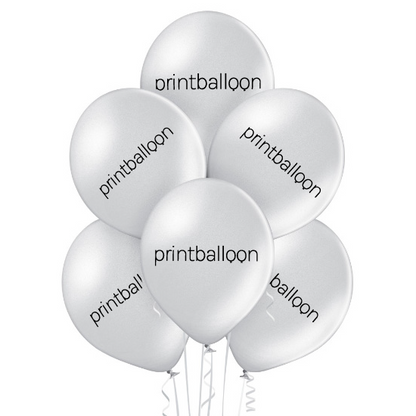 Latexballons Metallicfarben bedrucken (1-farbiger Druck)