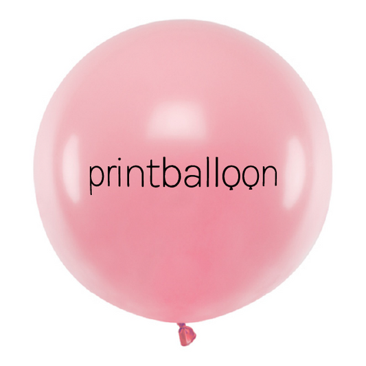 Latex Riesenballons bedrucken - Ø 1 Meter (1-farbiger Druck)