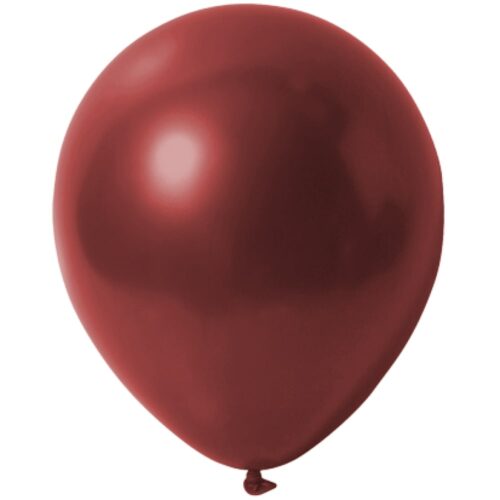 Luftballon Metallic Burgunderrot