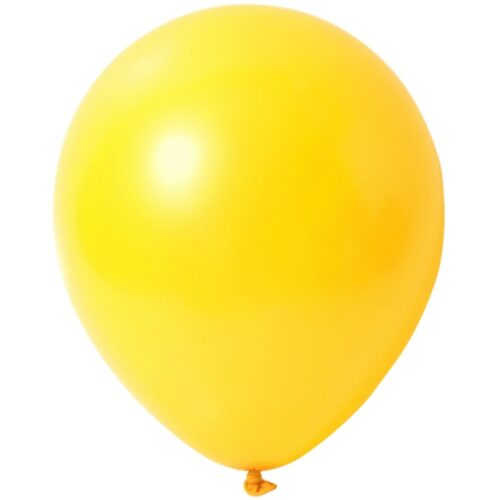Luftballon Metallic Gelb