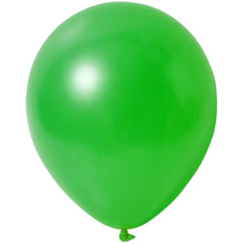 Luftballon Metallic Limonengruen