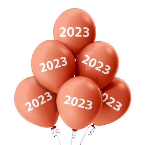 Silvester Ballons - 2023 - Rose Gold