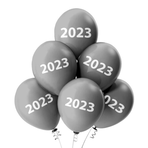 Silvester Ballons - 2023 - Silber