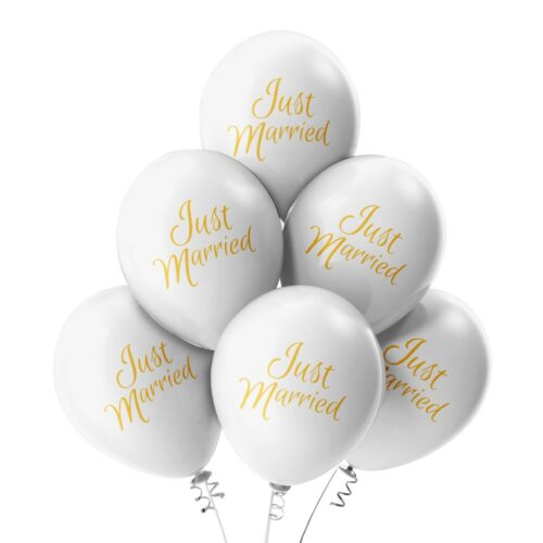 Luftballon-Hochzeit_JustMarried_Weiss