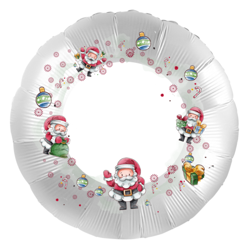 Folienballon-Eigendruck-Rund-Weihnachten-N3-A