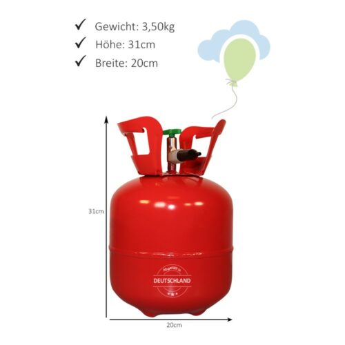 Bild Helium Einwegflasche