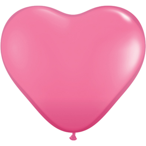 Herzballon Rosa
