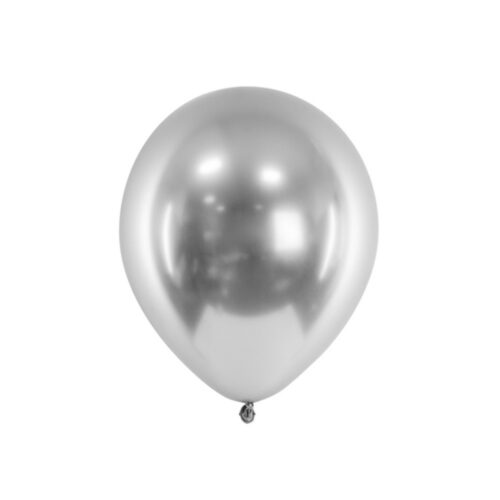 Luftballon Glossy Siber