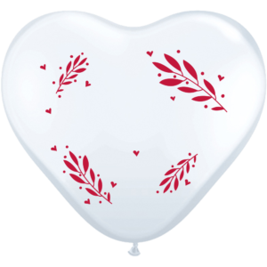 Herzballon_Floral_Weiss-Rot