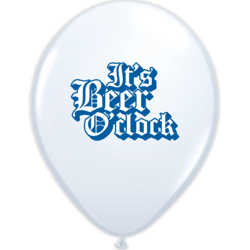 It´s Beer O´Clock Luftballon