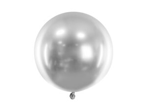 Riesenballon 60cm Glossy Silber