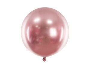 Riesenballon 60cm Glossy Rose Gold